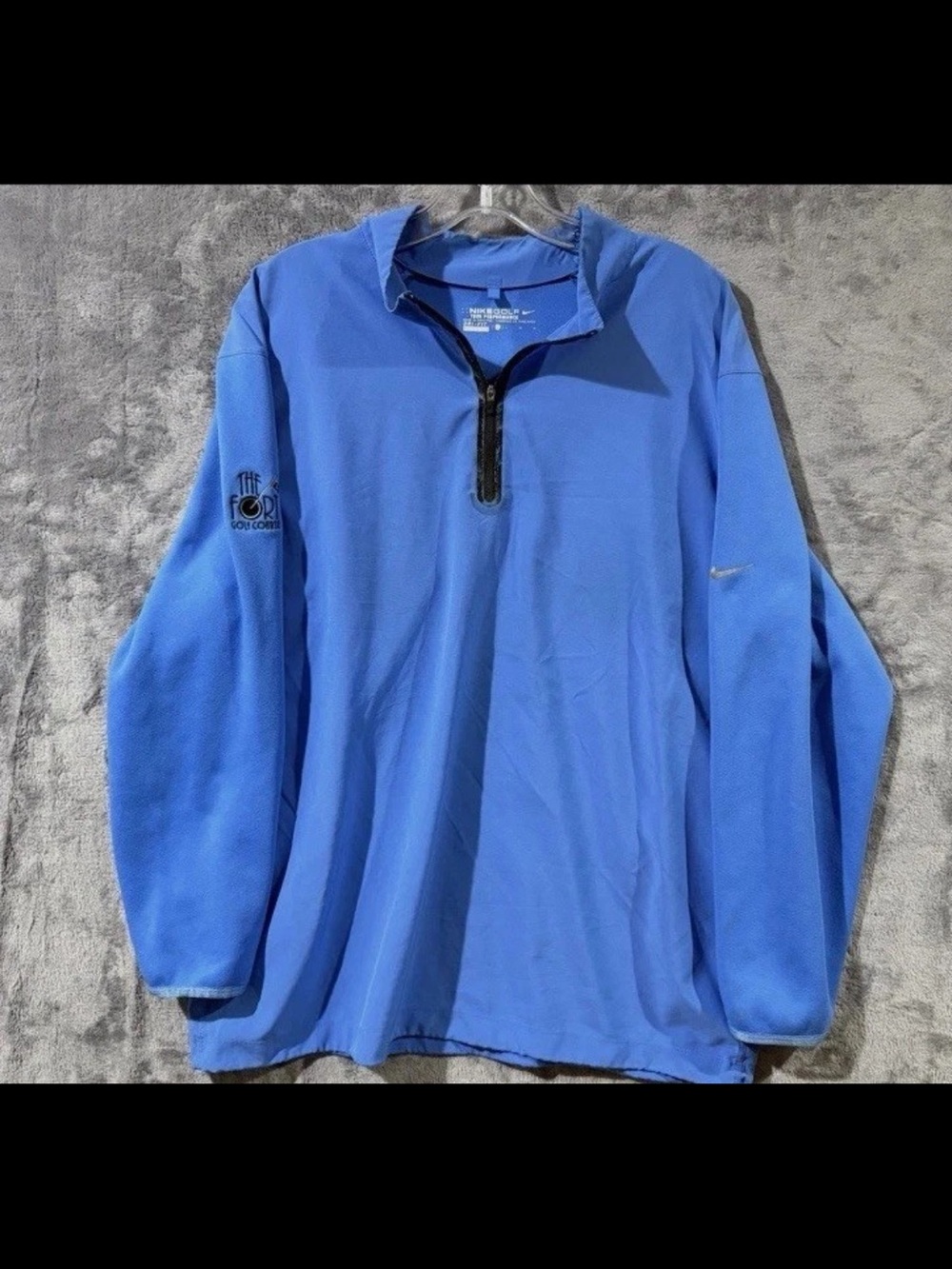 Nike Golf Lightweight Athletic Pullover 1/4 Zip [542422-403] Men’s Size Large